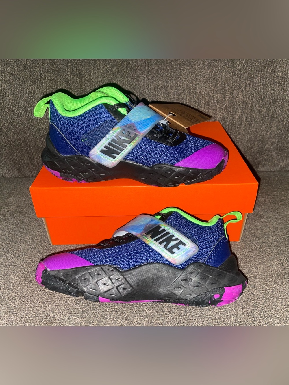 Kids Size 12C Nike TEAM HUSTLE D 12 SE (PS) Shoes